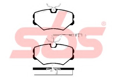 Комплект тормозных колодок, дисковый тормоз sbs купить