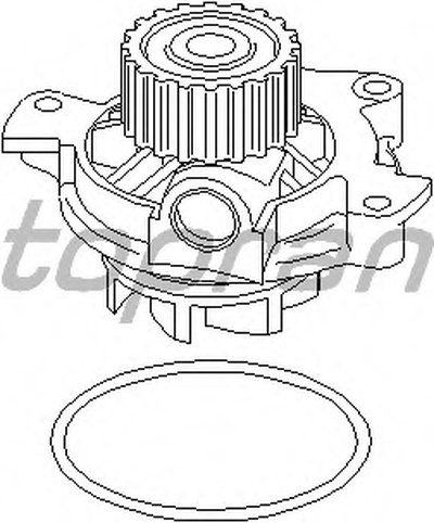 Водяной насос TOPRAN купить