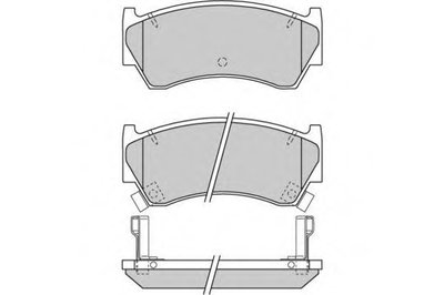 Комплект тормозных колодок, дисковый тормоз E.T.F. купить