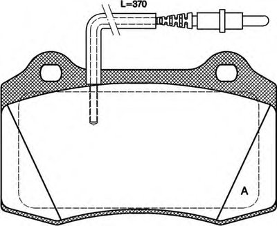 Комплект тормозных колодок, дисковый тормоз ADVANCE OPEN PARTS купить