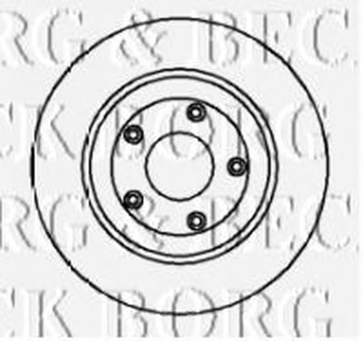 Тормозной диск BORG & BECK купить
