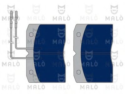 Комплект тормозных колодок, дисковый тормоз MALÒ купить