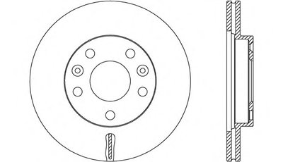 Тормозной диск ADAPTIVE OPEN PARTS купить