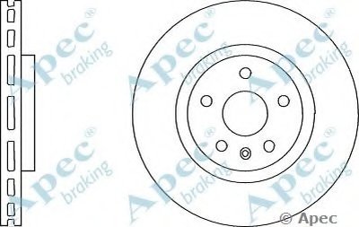 Тормозной диск APEC braking купить