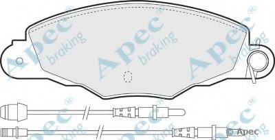 Комплект тормозных колодок, дисковый тормоз APEC braking купить