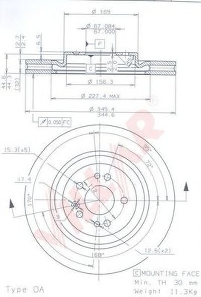 Тормозной диск COATED DISC LINE VILLAR купить