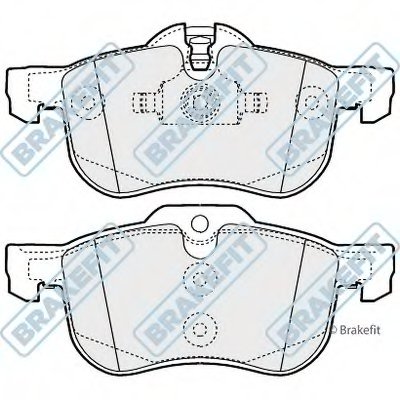 Комплект тормозных колодок, дисковый тормоз Brake Fit APEC braking купить