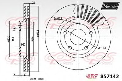 Тормозной диск R+ (Regular Plus) MAXTECH купить