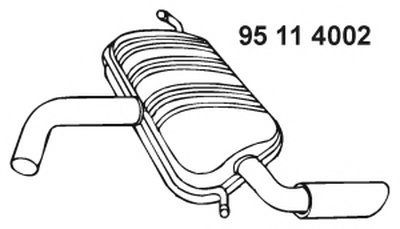 Глушитель выхлопных газов конечный EBERSPÄCHER купить