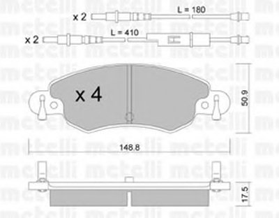 Колодки тормозные (передние) Citroen C5 1.6 HDi/1.8 16V 01-