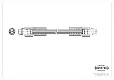 Шланг тормозной (передний) Audi A4/A6/VW Passat 1.6-4.2 94- (295mm)
