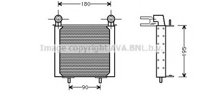 масляный радиатор, двигательное масло AVA QUALITY COOLING купить