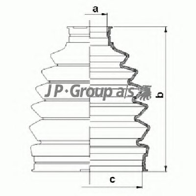 Комплект пылника, приводной вал QH JP GROUP купить