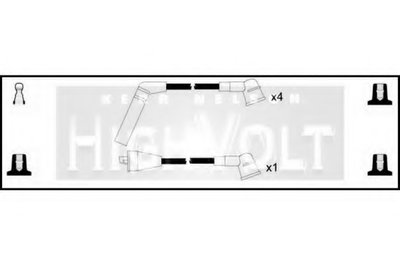 Комплект проводов зажигания HighVolt STANDARD купить