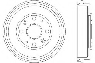 Тормозной барабан HELLA PAGID купить