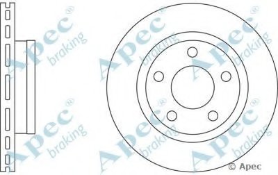 Тормозной диск APEC braking купить