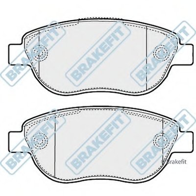 Комплект тормозных колодок, дисковый тормоз Brake Fit APEC braking купить