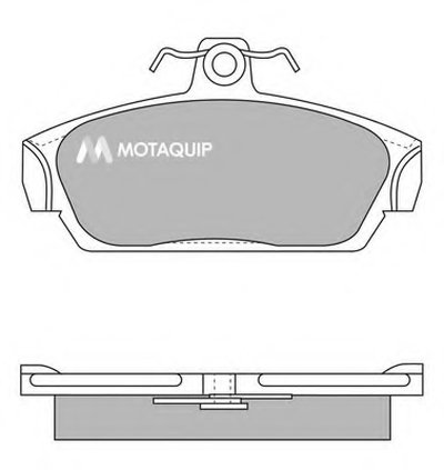 Комплект тормозных колодок, дисковый тормоз MOTAQUIP купить