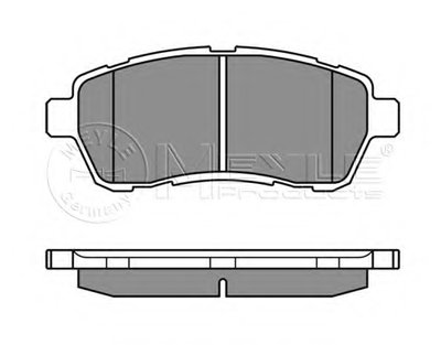 Колодки тормозные (передние) Ford Fiesta 08-