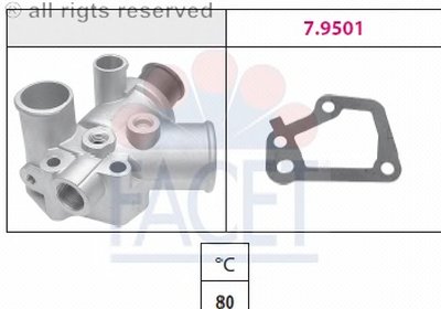 Термостат, охлаждающая жидкость FACET купить