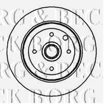 Тормозной диск BORG & BECK купить