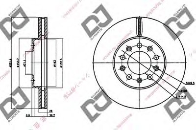 Тормозной диск DJ PARTS купить