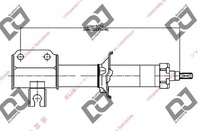 Амортизатор DJ PARTS купить