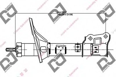 Амортизатор DJ PARTS купить