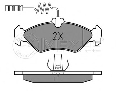 Колодки тормозные (задние) MB Sprinter 208-316 96- (малая) Platinum