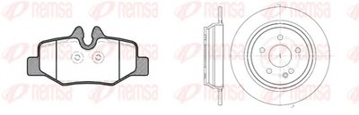 Комплект тормозов, дисковый тормозной механизм Twin Kit REMSA купить