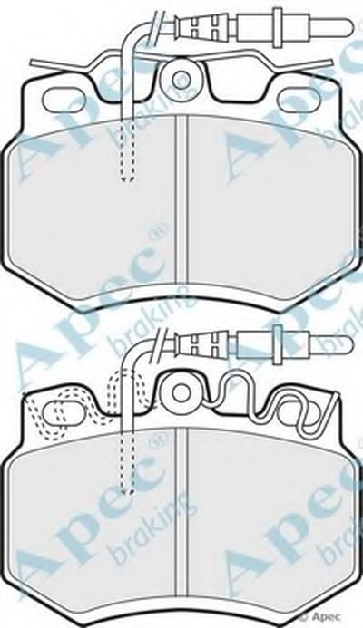 Комплект тормозных колодок, дисковый тормоз APEC braking купить