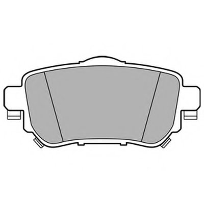 Комплект тормозных колодок, дисковый тормоз DELPHI Придбати
