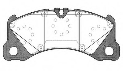 Комплект тормозных колодок, дисковый тормоз ADVANCE OPEN PARTS купить