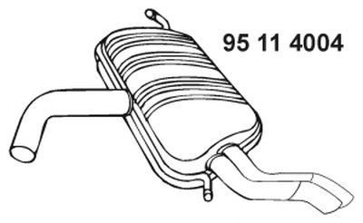Глушитель выхлопных газов конечный EBERSPÄCHER купить