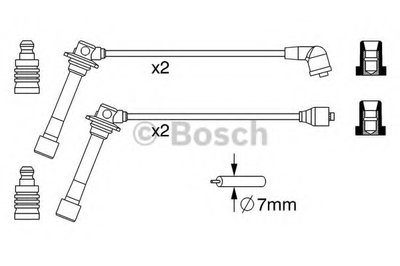 Комплект проводов зажигания BOSCH Купить