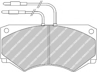 Комплект тормозных колодок, дисковый тормоз PREMIER FERODO купить