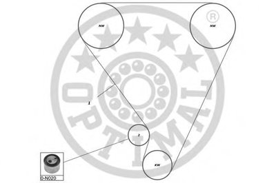 Комплект ремня ГРМ OPTIMAL купить