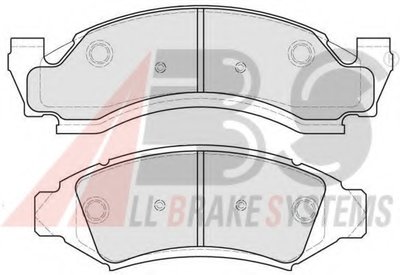 Комплект тормозных колодок, дисковый тормоз A.B.S. купить