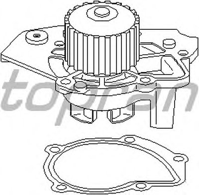 Водяной насос TOPRAN купить