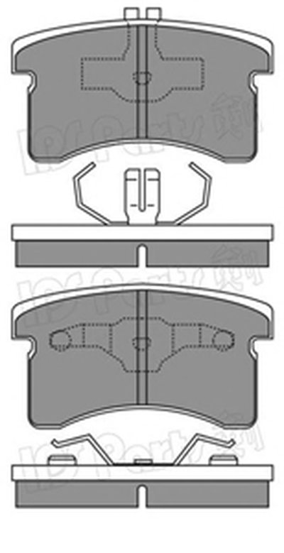 Комплект тормозных колодок, дисковый тормоз IPS Parts IPS Parts купить