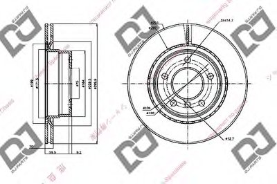 Тормозной диск DJ PARTS купить