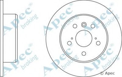 Тормозной диск APEC braking купить