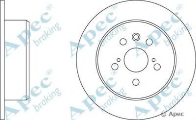 Тормозной диск APEC braking купить