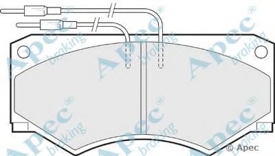 Комплект тормозных колодок, дисковый тормоз APEC braking купить