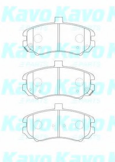 Комплект тормозных колодок, дисковый тормоз MK KASHIYAMA KAVO PARTS купить