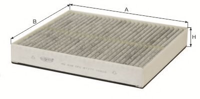 Фильтр, воздух во внутренном пространстве Cabin filter (Charcoal) for INFINITI GOODWILL купить