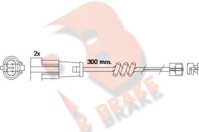 Сигнализатор, износ тормозных колодок R BRAKE купить