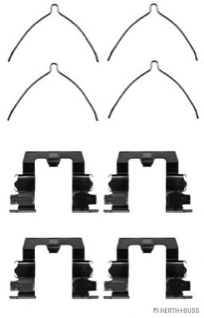 Комплектующие, колодки дискового тормоза HERTH+BUSS JAKOPARTS купить