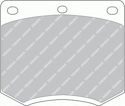 Комплект тормозных колодок, дисковый тормоз PREMIER FERODO купить