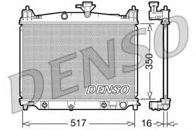 Радиатор, охлаждение двигателя DENSO купить